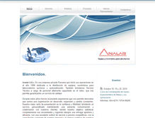 Tablet Screenshot of analab.com.pe